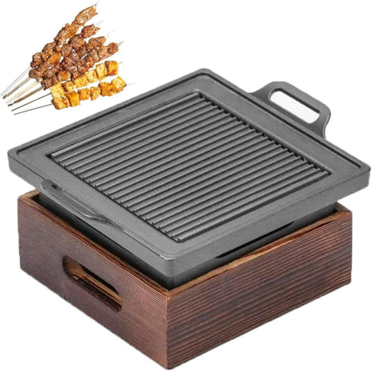 Barbecue a carbone nero per spazi esterni